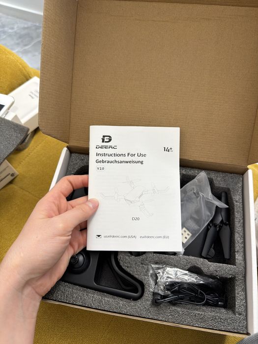 Квадрокоптер DEERC D20 HD Camera Новый Из США