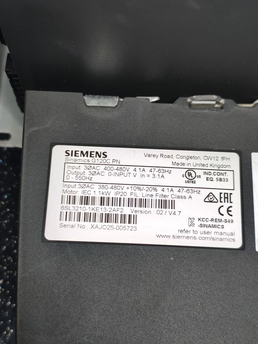 Siemens convertizor de fregventa