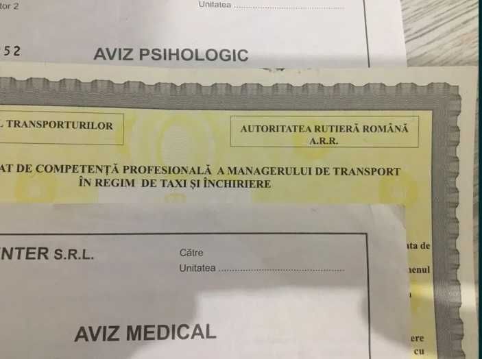 Manager ARR regim taxi/ Uber / Bolt - manager transport - 75 lei / lun