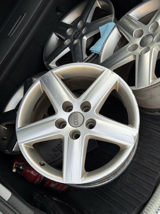 Set jante originale Audi S-line R17 5x112 A6, A4 B6, etc