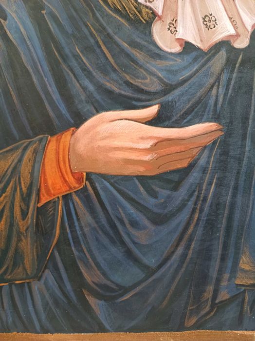 Ръчно изработена икона Св."Богородица" ("Плачеща Богородица")