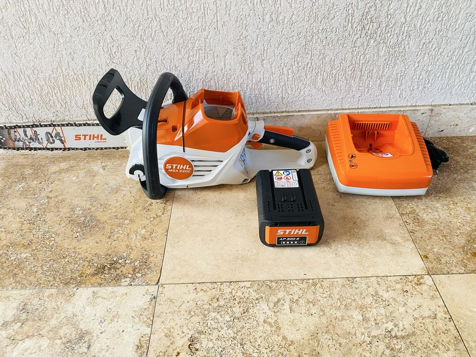 Stihl msa 220 drujba de lemn