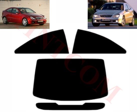 Mercedes C Class W203 (3 вр,купе,01-08) Фолио за затъмняване на стъкла