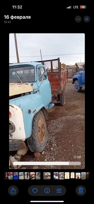 Газ 53. Самосвал на ходу