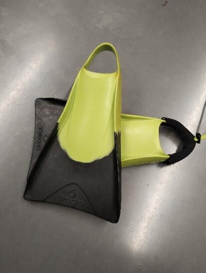 Labe de Înot Bodyboard 500 Negru-Galben - produs resigilat Decathlon