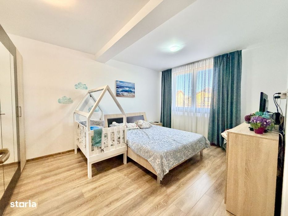 Duplex cu 4 camere complet mobilat - Cartier Europa - Mosnita Noua
