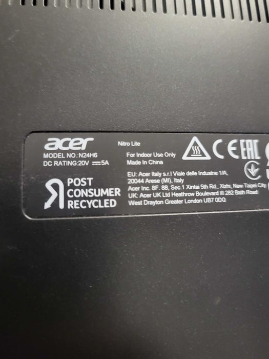 Laptop Gaming Acer Nitro