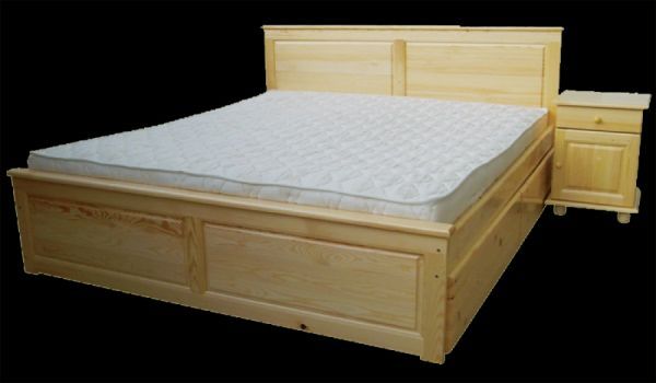 Легла и спални от масив, нощни шкафчета !