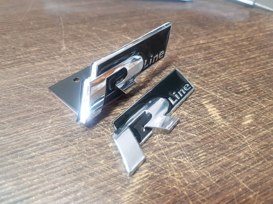 Емблема R line ЕР  Р лайн за решетка на Фолксваген
