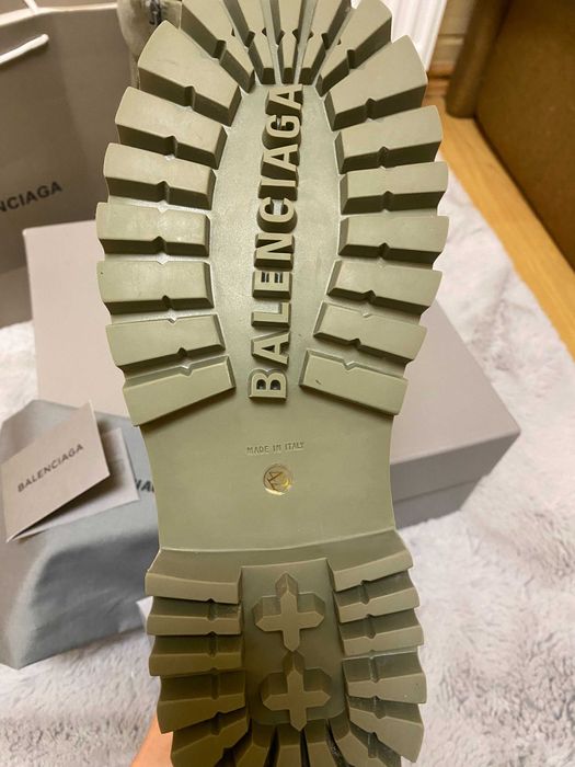 Balenciaga Strike Boots Green