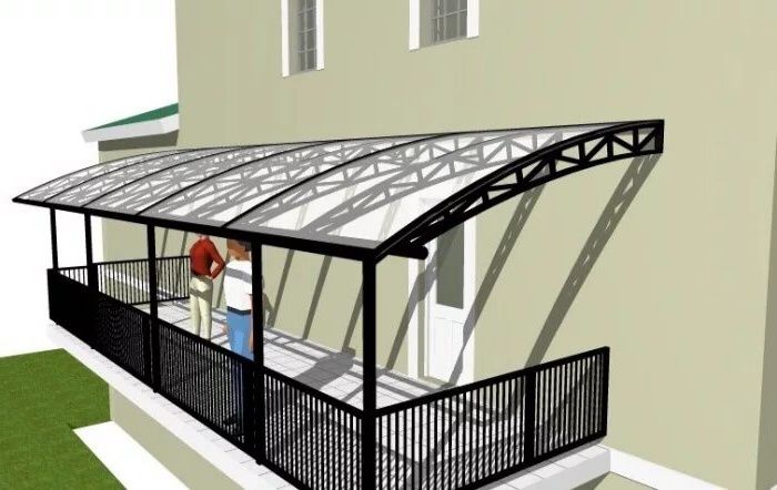 Навесы, пергола, козырьки