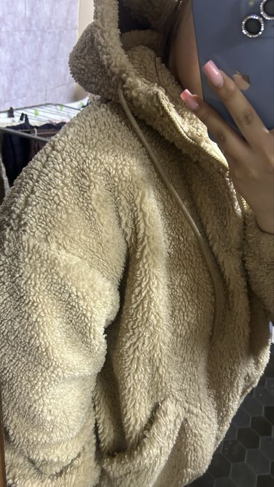 Куртка альпака с капюшоном