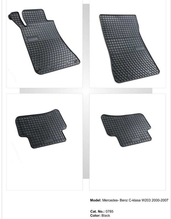 Полски гумени стелки за Mercedes Sprinter/Vito/Viano. E-class/C/S/ML