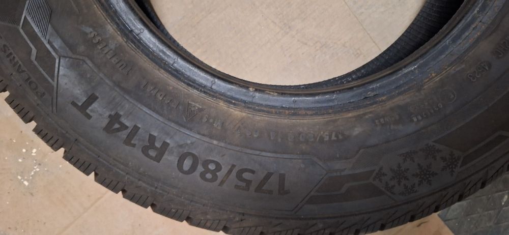 8мм! 2бр 175 80 14 Barum Polaris 5