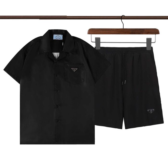 Compleu de barbati Prada Camasa cu pantaloni scurti