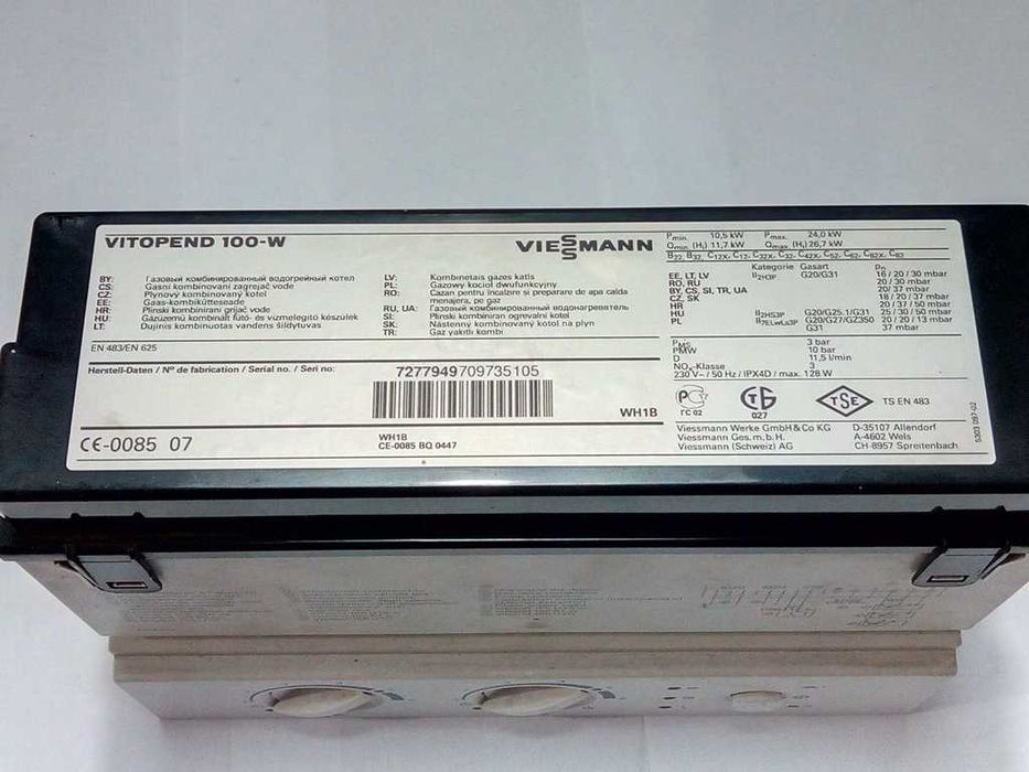 Placa de baza pentru centrala Viessmann Vitopend 100 WH1D si WH1B