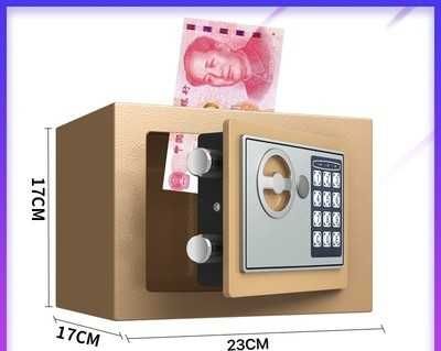 Металлический сейф для дома и офиса компактный и прочный