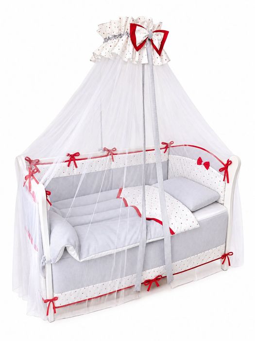 Lenjerie de pătuț pentru bebeluși 120*60 cm 8 piese