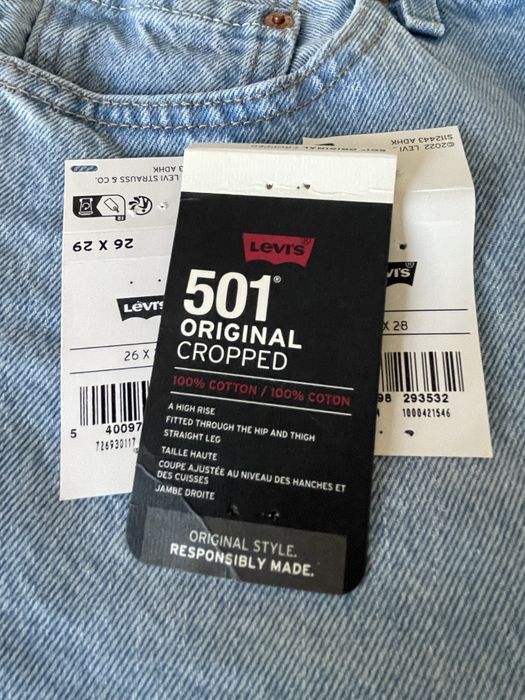 Дънки Levi’s 501 cropped