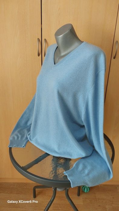 Мъжки пуловер Gran Sasso. 100% кашмир.Размер 2XL/ 3XL