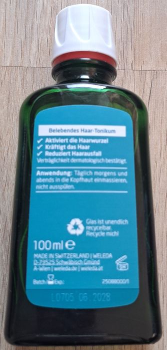 Тоник за коса с розмарин против косопад Weleda