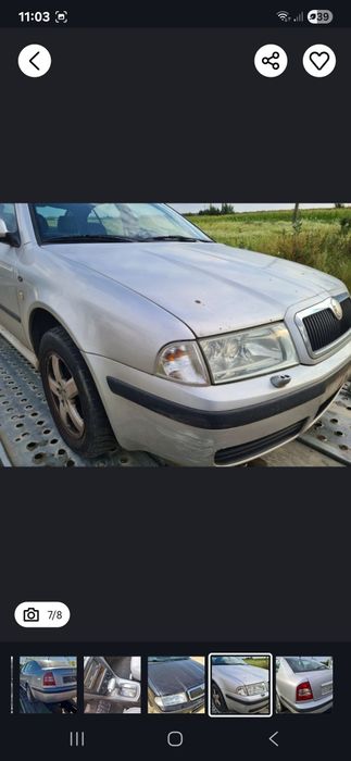 Capota bara far stop usa portbagaj radiator Skoda Octavia 1 Piese