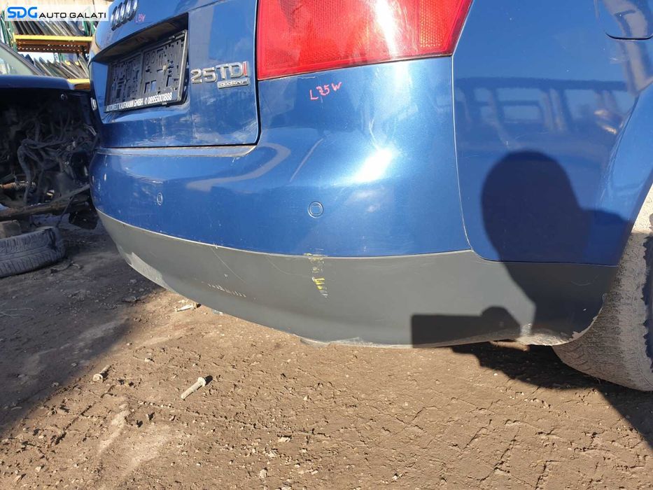 Bara Spoiler Spate cu Locas Senzori Parcare Audi A4 B6 Berlina Sedan 2001 - 2005 Culoare LZ5W