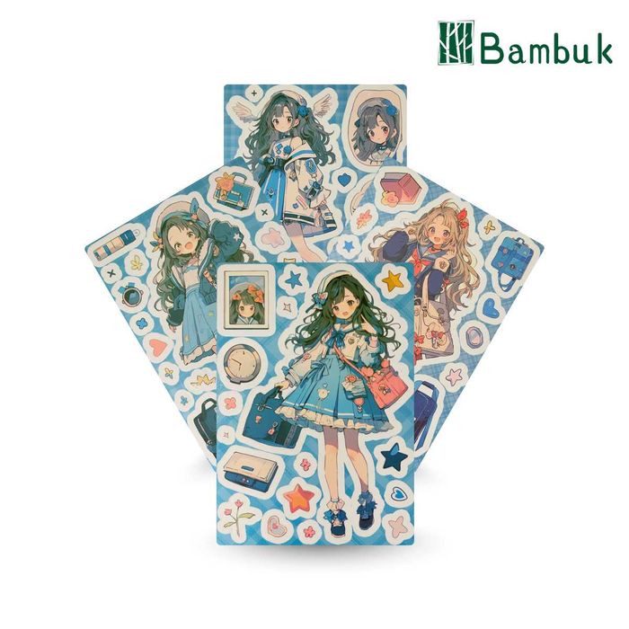 Стикери "Azure" сини