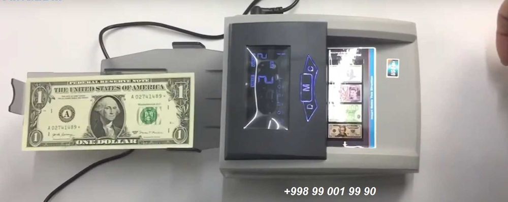 Детектор валют аппарат проверки поддельных долларов денег