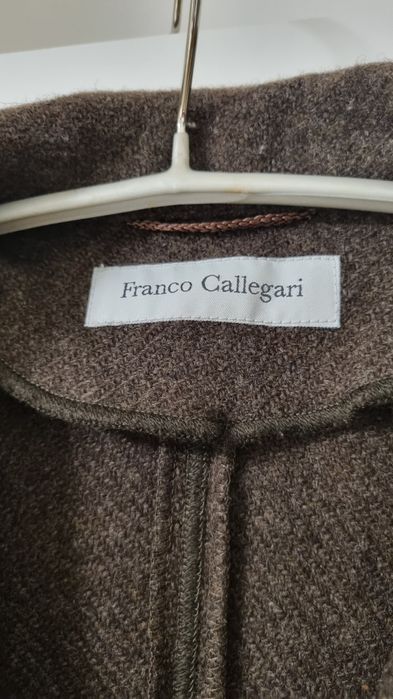 Sacou Cardigan Franco Callegari L maro cafea