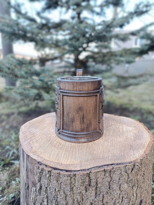 Дървена халба за бира