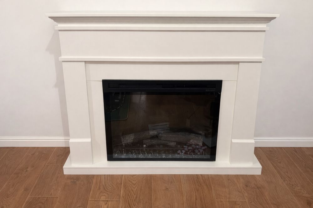 Vand semineu Dimplex Lisabona Premium, focar electric 3d, aeroterma