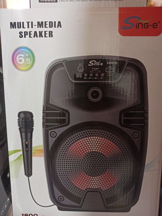 Блютуз колонка караоке