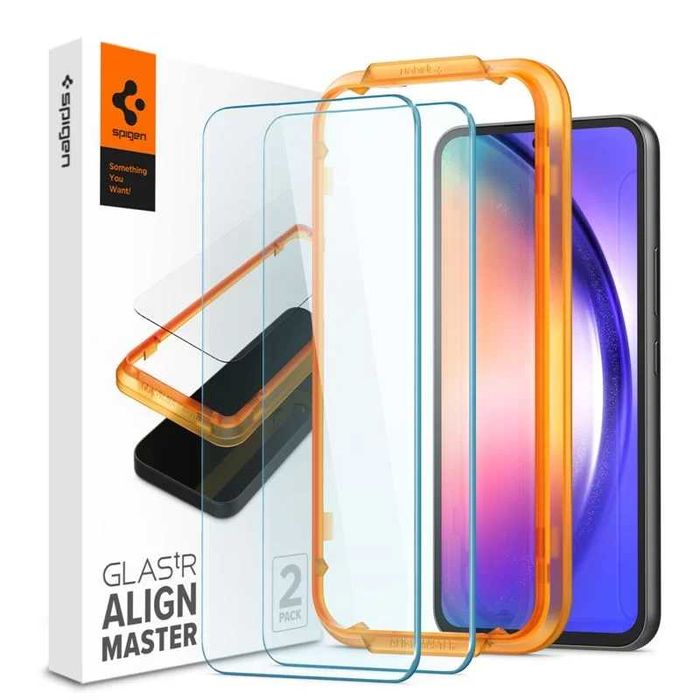 Set 2 folii Case friendly Spigen ALM GLAStR Samsung Galaxy A54 5G
