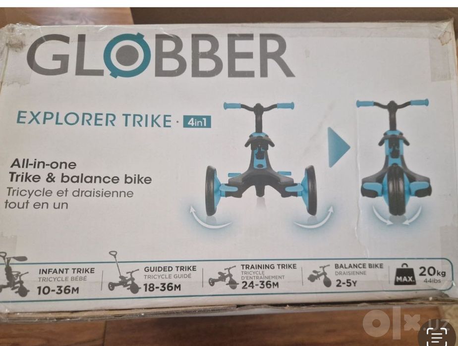 Велосипед детский Globber с 10 м до 5 лет