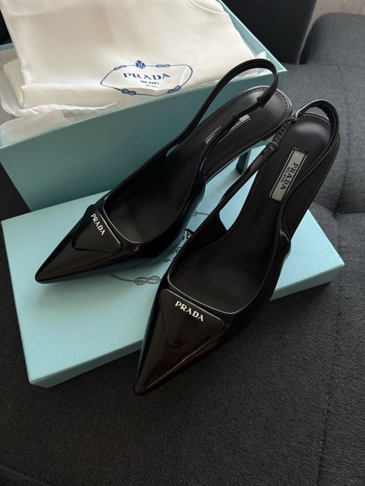 Обувки prada на висок ток 39 размер