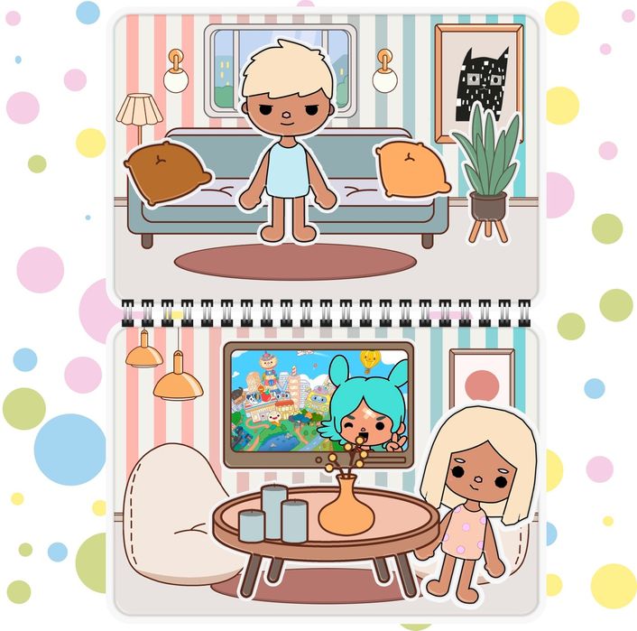 Книги на липучках Тока Бока