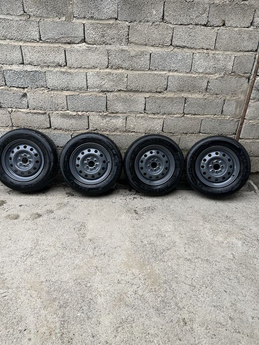 4 Баллоны с дисками крашеные