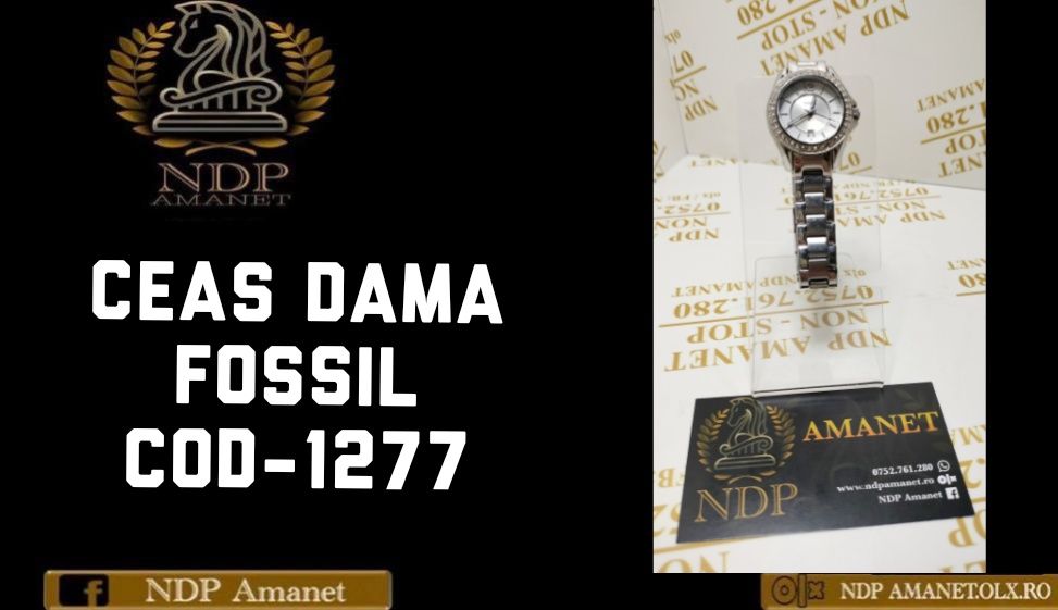 NDP Amanet Brăila Ceas Dama Fossil (1277)