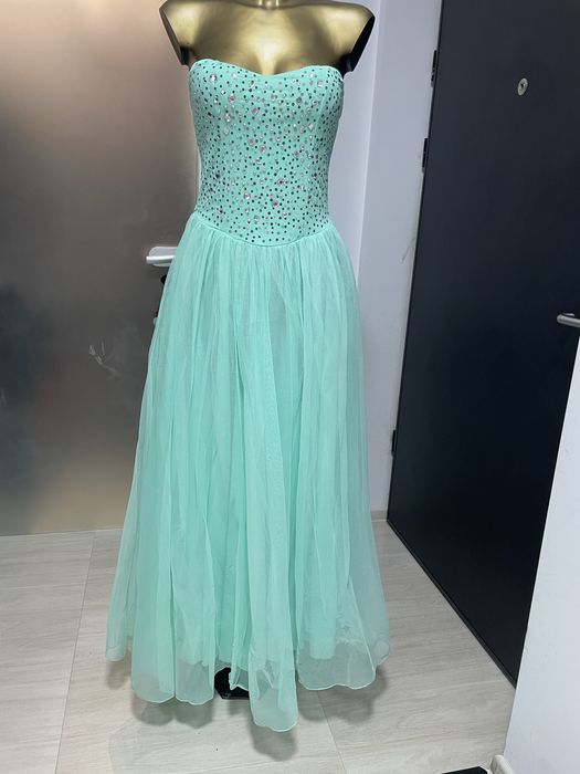 Rochie de seara turcoaz