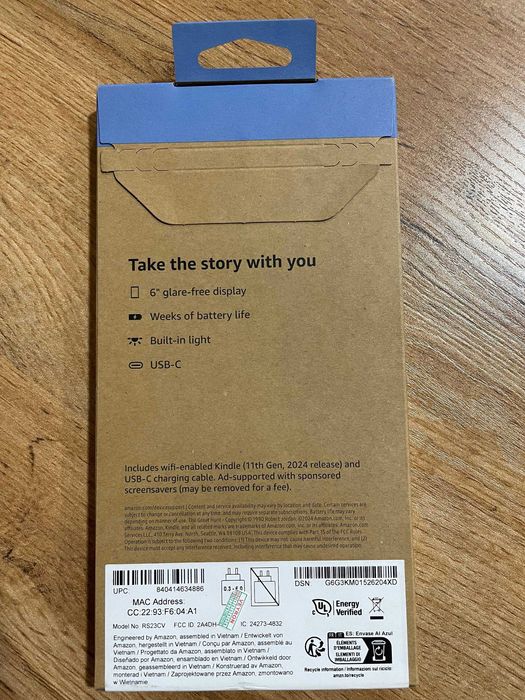 Amazon Kindle 11-avlod (GEN 11) – 16 GB | YANGI