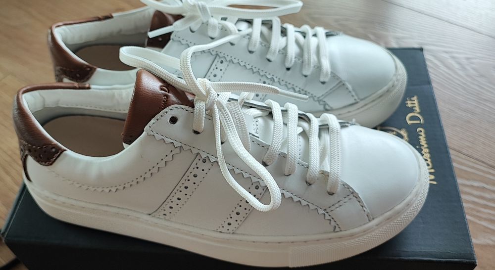 Pantofi sport din piele Massimo Dutti