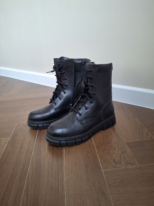 Берцы черные зимние летние