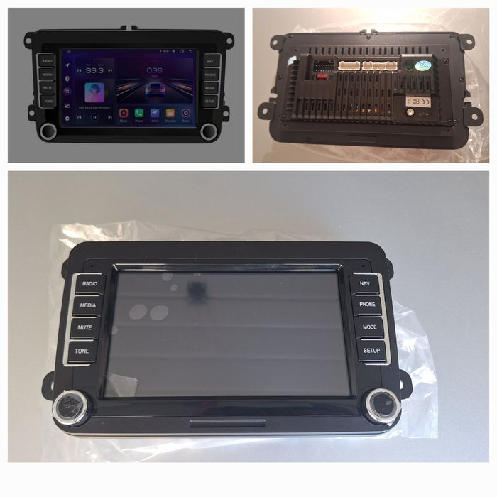 Navigatie VW - 4GB RAM/64 ROM - Apple Carplay/Android auto-7/9inch-BT