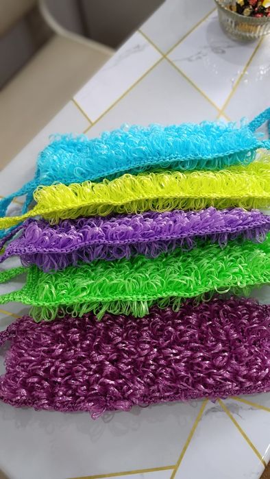 Продам мочалки разных размеров