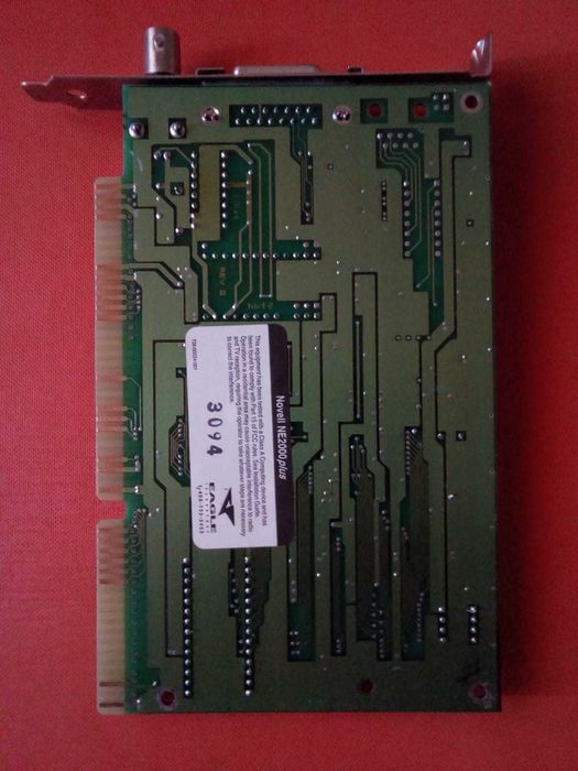 Vand placa de retea vintage 10 Base-T, slot ISA, BNC + AUI