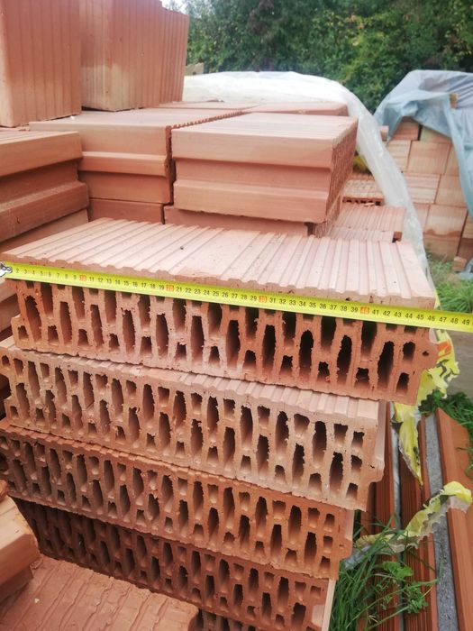 Cărămidă ceramică nouă 12 cm grosime înălțime 24 cm lungime 47