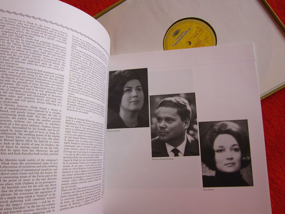 vinil rar Gluck -Orfeu și Euridice (in italiana)dir. Karl Richter 1982