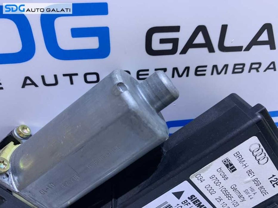 Motoras Macara cu Modul Control Geamuri Usa Portiera Dreapta Fata Pasager Audi A4 B7 2005 - 2008 Cod 8E1959802E 0130821764 5WK47005CBF
