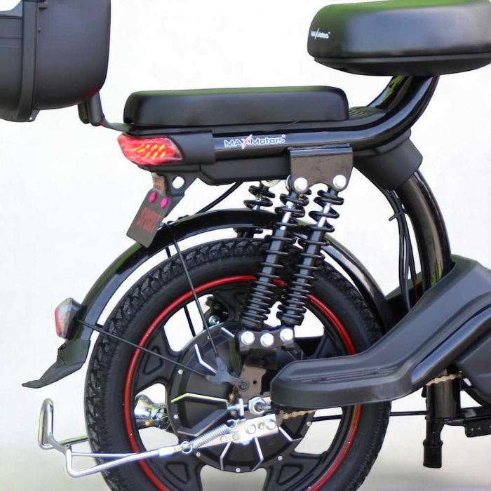 Електрически скутер с педали MaxMotors EBZ 18 1200W / 48V-60V-72V / 28Ah - BLACK